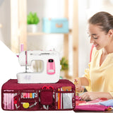 New Modern Soft Multifunction Solid Sewing Machine Pad Organizer Home Mat For Table Accessories With Pockets Rectangle Folding