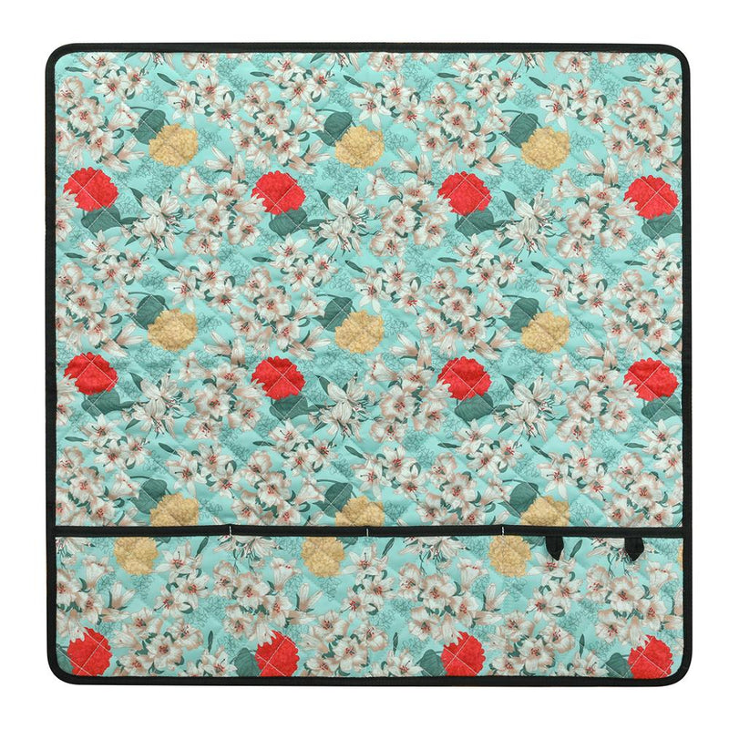 New Sewing Machine Pad With Patterns Modern Mat With Pockets Organizer Folding Soft For Table  Multifunction Sewing Accessories